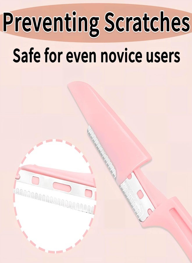 Qivorimith Dermaplaning Razors Tool for Women Face,3 PCS Eyebrow Razor,Facial Hair Removal for Women Sensitive Skin - Image 4